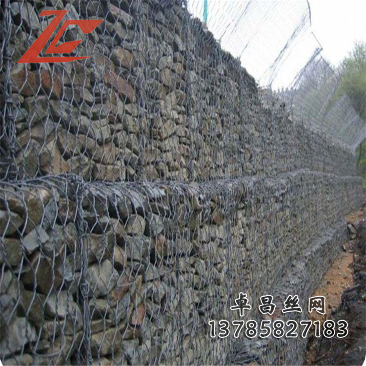 岸坡防护工程格宾石笼的应用